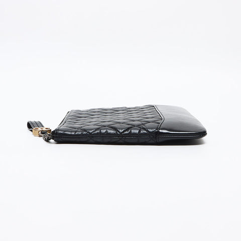 CHANEL Gabriel Leather 25 Series 2018 Clutch bag black WS13439