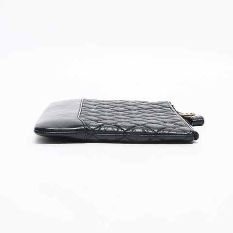 CHANEL Gabriel Leather 25 Series 2018 Clutch bag black WS13439