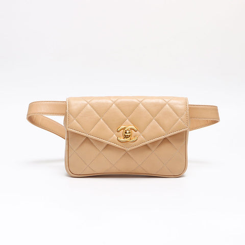 CHANEL Matrasse Waist bag beige WS13442