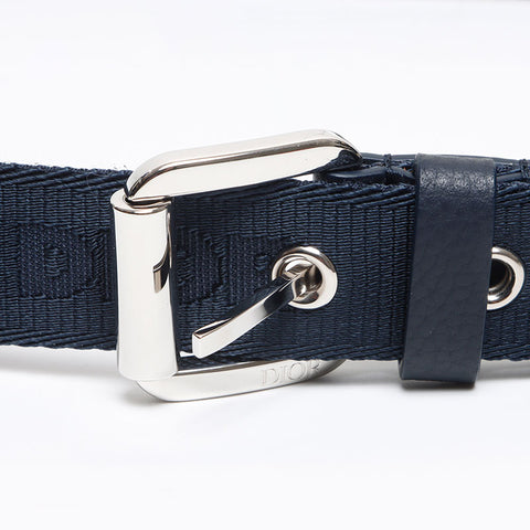 Christian Dior logo belt Navy WS13448