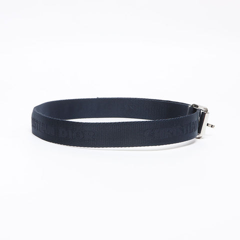 Christian Dior logo belt Navy WS13448