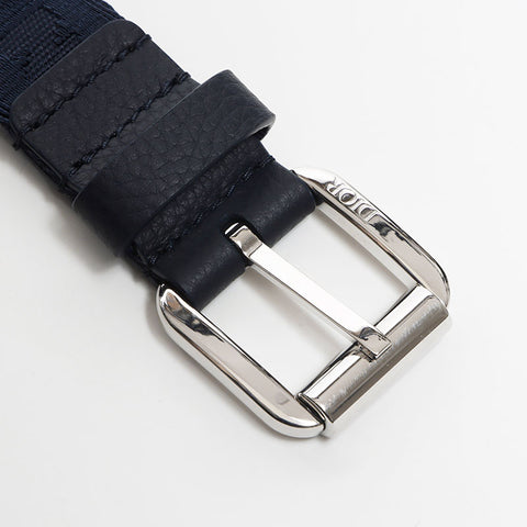 Christian Dior logo belt Navy WS13448