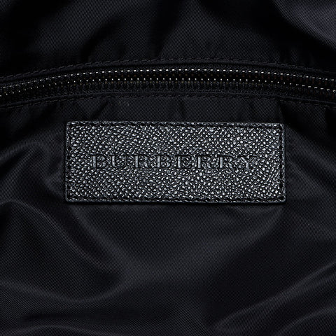 バーバリー BURBERRY チェック ブリーフケース ビシネスバッグ ナイロン ショルダーバッグ ブラック WS13450