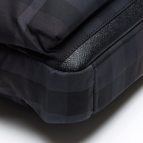 バーバリー BURBERRY チェック ブリーフケース ビシネスバッグ ナイロン ショルダーバッグ ブラック WS13450