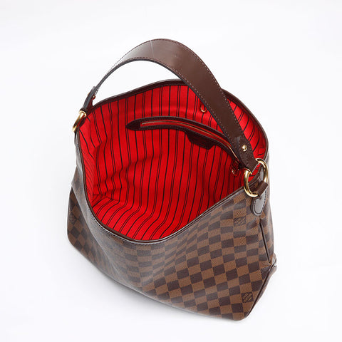ルイ・ヴィトン LOUIS VUITTON 2013年 ダミエ ディライトフルPM ショルダーバッグ ブラウン WS13459