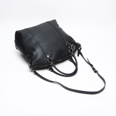 極美品 グッチ GUCCI GG 2WAY トートバッグ レザー ハンドバッグ ブラック WS13463