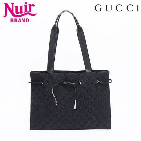 グッチ GUCCI ショルダートート GGキャンバス トートバッグ ブラック WS13465