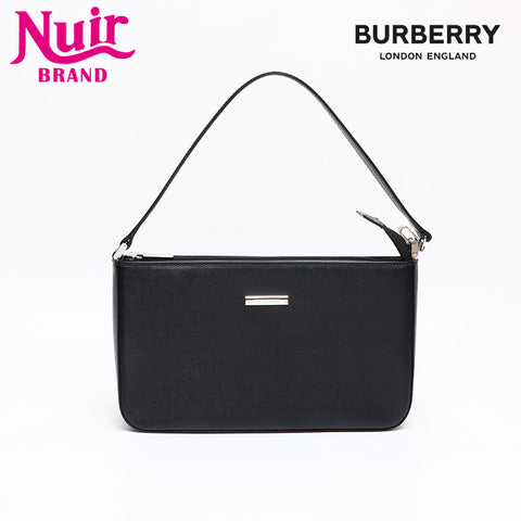 バーバリー BURBERRY ノバテェック レザー ショルダーバッグ ブラック WS13468
