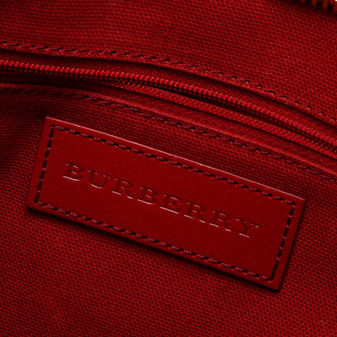 BURBERRY Nova check leather 2WAY Shoulder Bag Brown WS13471