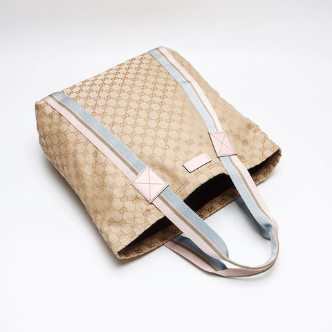 グッチ GUCCI GGキャンバス ハンドバッグ トートバッグ ベージュ WS13475