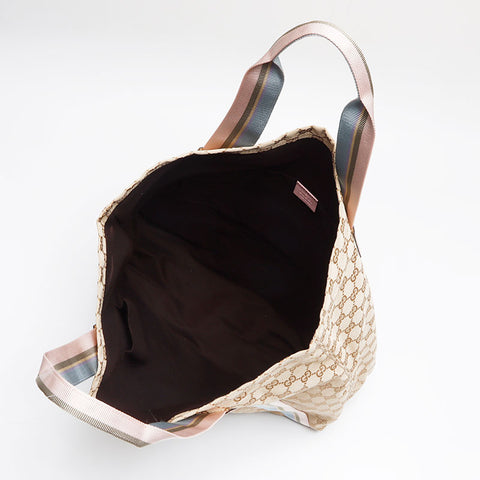 グッチ GUCCI GGキャンバス ハンドバッグ トートバッグ ベージュ WS13475