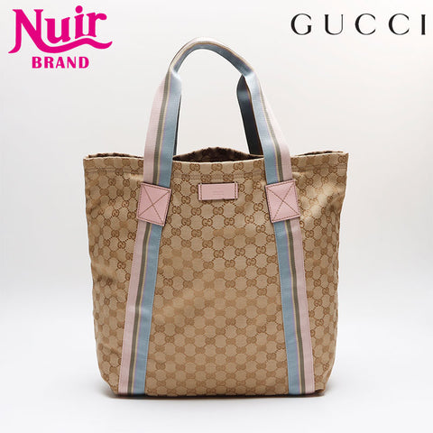 グッチ GUCCI GGキャンバス ハンドバッグ トートバッグ ベージュ WS13475