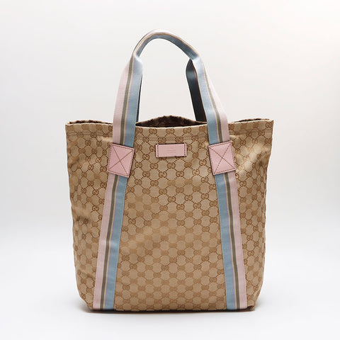 グッチ GUCCI GGキャンバス ハンドバッグ トートバッグ ベージュ WS13475