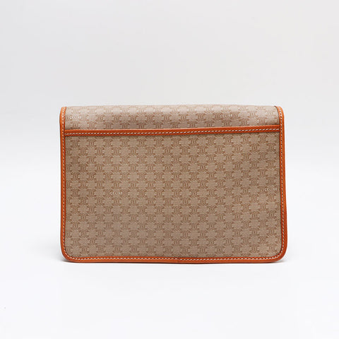 セリーヌ CELINE マカダム 斜め掛け クラッチバッグ 2WAY ショルダーバッグ ベージュ WS13477