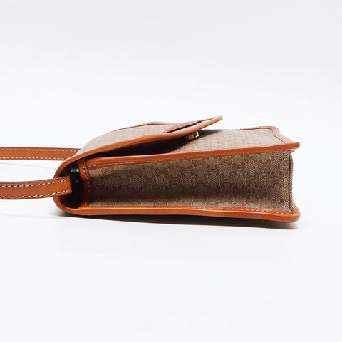セリーヌ CELINE マカダム 斜め掛け クラッチバッグ 2WAY ショルダーバッグ ベージュ WS13477