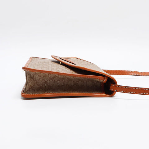 セリーヌ CELINE マカダム 斜め掛け クラッチバッグ 2WAY ショルダーバッグ ベージュ WS13477