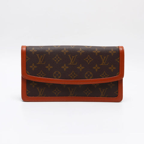 ルイ・ヴィトン LOUIS VUITTON 1990年製 ポシェットダム pm モノグラム クラッチバッグ ブラウン WS13480