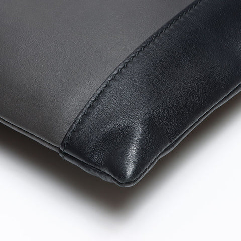 BALENCIAGA Navy clip M Clutch bag black WS13481