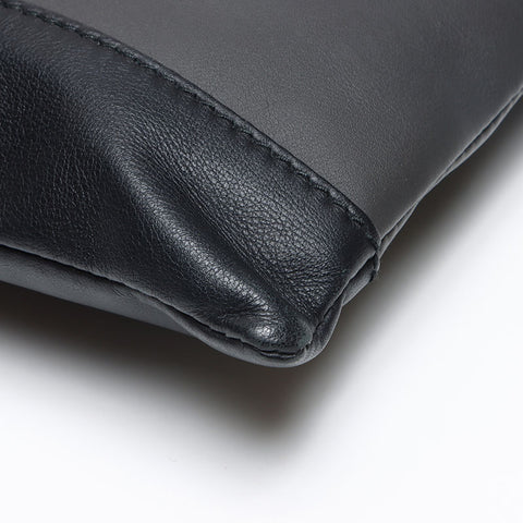 BALENCIAGA Navy clip M Clutch bag black WS13481