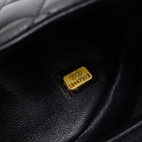CHANEL 18th Matelasse 25 ChainShoulder Bag Shoulder Bag black WS13482