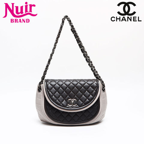 CHANEL 18th Matelasse 25 ChainShoulder Bag Shoulder Bag black WS13482