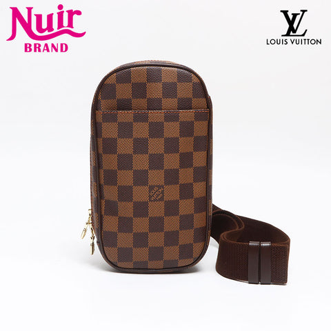 LOUIS VUITTON 2008 Pochette Gange Damier Shoulder Bag Brown WS13485
