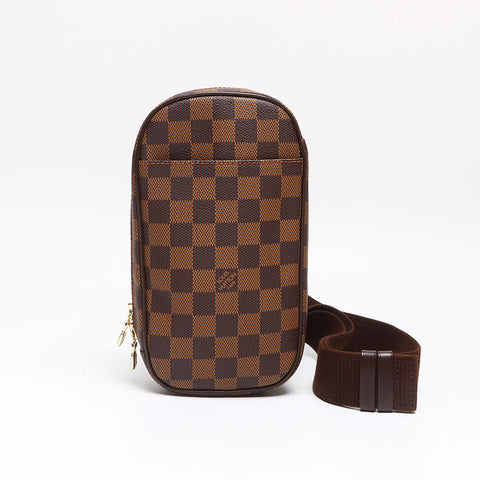 LOUIS VUITTON 2008 Pochette Gange Damier Shoulder Bag Brown WS13485