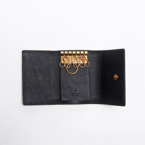 グッチ GUCCI バンブー キーケース ブラック WS13493