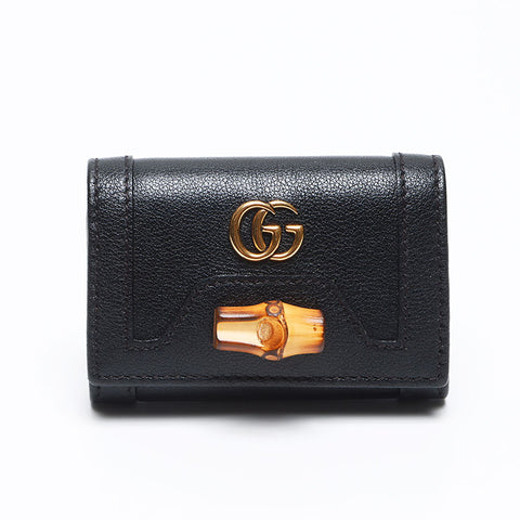 グッチ GUCCI バンブー キーケース ブラック WS13493