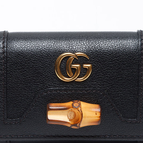 グッチ GUCCI バンブー キーケース ブラック WS13493