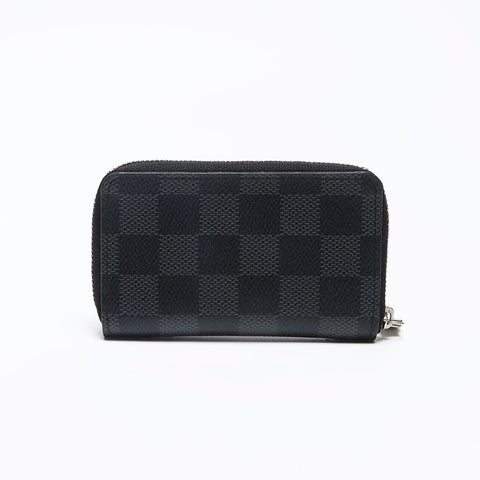 LOUIS VUITTON 2020 Damier Zippy Coin Purse Coin case black WS13494