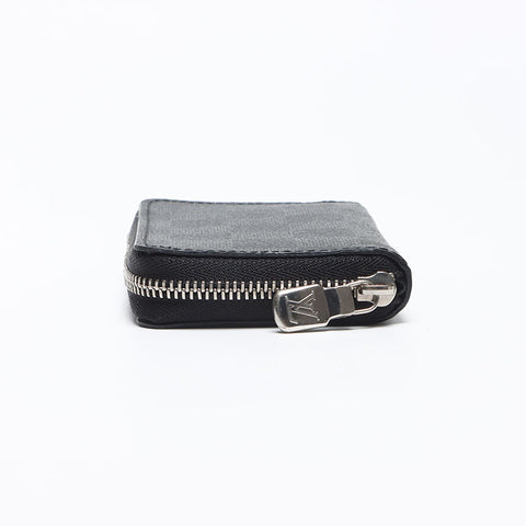 LOUIS VUITTON 2020 Damier Zippy Coin Purse Coin case black WS13494
