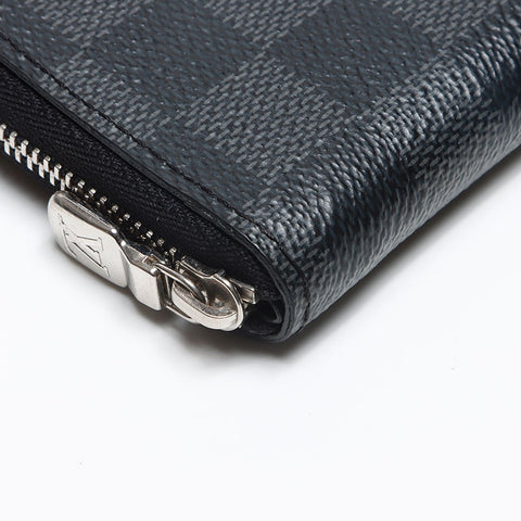 LOUIS VUITTON 2020 Damier Zippy Coin Purse Coin case black WS13494