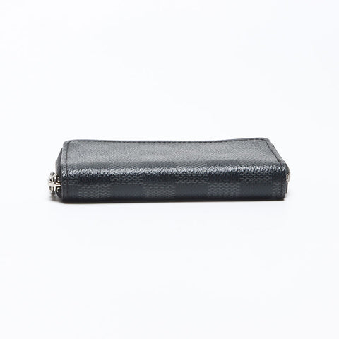 LOUIS VUITTON 2020 Damier Zippy Coin Purse Coin case black WS13494
