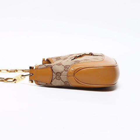 グッチ GUCCI GGキャンバス ジャッキー チェーン ミニ ショルダーバッグ ベージュ WS13502