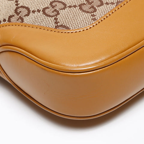 グッチ GUCCI GGキャンバス ジャッキー チェーン ミニ ショルダーバッグ ベージュ WS13502