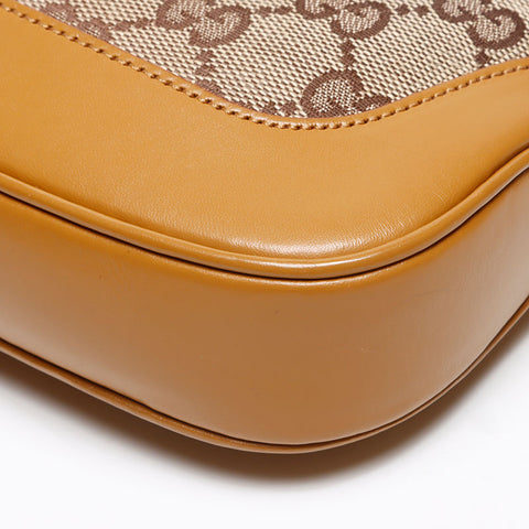 グッチ GUCCI GGキャンバス ジャッキー チェーン ミニ ショルダーバッグ ベージュ WS13502