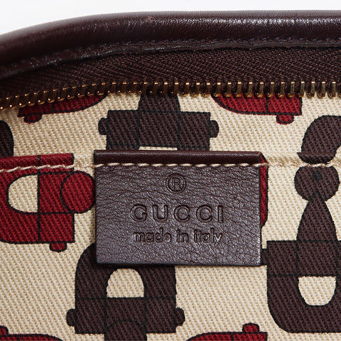 グッチ GUCCI グッチシマ レザー ショルダーバッグ ブラウン WS13503