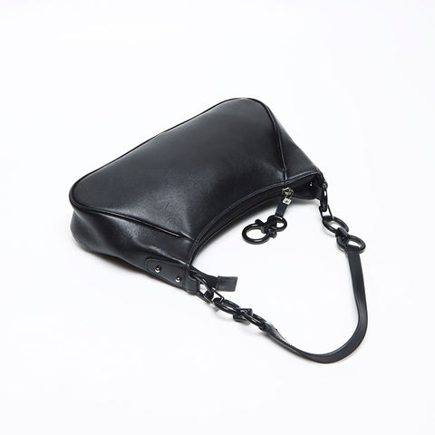 サルヴァトーレフェラガモ Salvatore Ferragamo レザー ショルダーバッグ ブラック WS13504