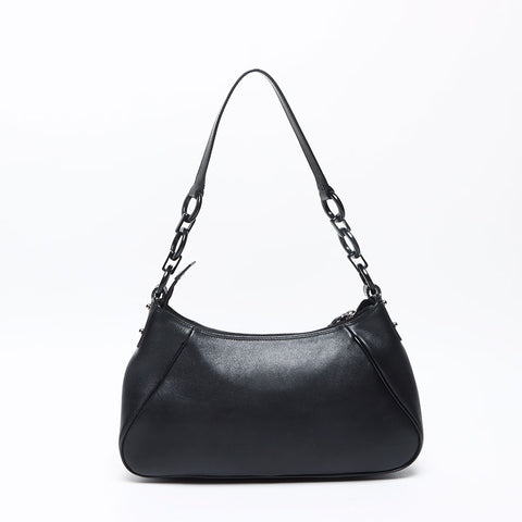 サルヴァトーレフェラガモ Salvatore Ferragamo レザー ショルダーバッグ ブラック WS13504