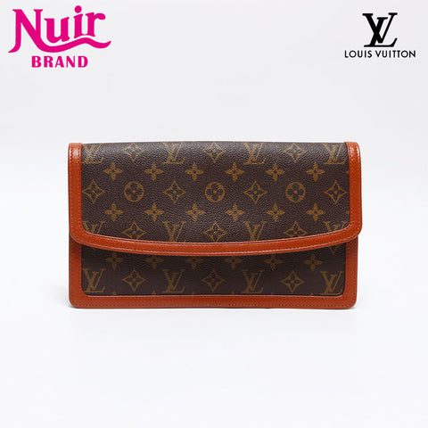 LOUIS VUITTON Pochette Dame GM Monogram 1988 Clutch bag Brown WS13506