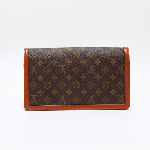 LOUIS VUITTON Pochette Dame GM Monogram 1988 Clutch bag Brown WS13506
