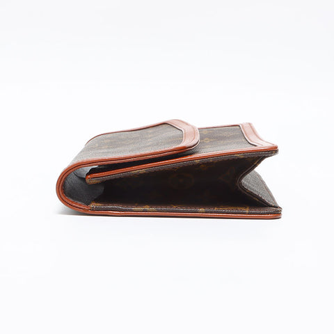 LOUIS VUITTON Pochette Dame GM Monogram 1988 Clutch bag Brown WS13506