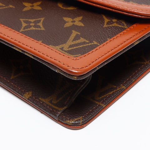 LOUIS VUITTON Pochette Dame GM Monogram 1988 Clutch bag Brown WS13506