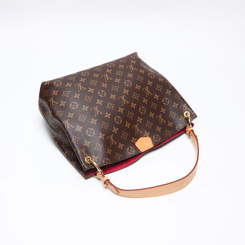 ルイ・ヴィトン LOUIS VUITTON グレースフル PM モノグラム セミショルダー ショルダーバッグ ブラウン WS13507