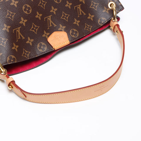 ルイ・ヴィトン LOUIS VUITTON グレースフル PM モノグラム セミショルダー ショルダーバッグ ブラウン WS13507