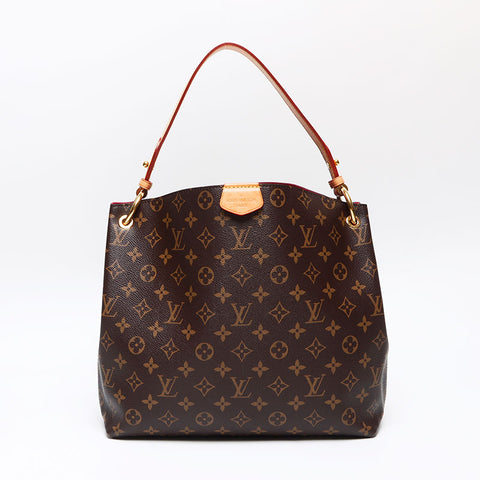 ルイ・ヴィトン LOUIS VUITTON グレースフル PM モノグラム セミショルダー ショルダーバッグ ブラウン WS13507