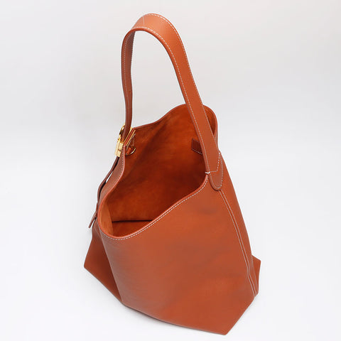 ルイ・ヴィトン LOUIS VUITTON ロウキー ホーボー MM コニャック ポーチ付き M24974 ショルダーバッグ ブラウン WS13508