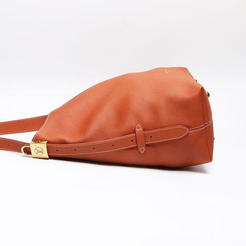 ルイ・ヴィトン LOUIS VUITTON ロウキー ホーボー MM コニャック ポーチ付き M24974 ショルダーバッグ ブラウン WS13508