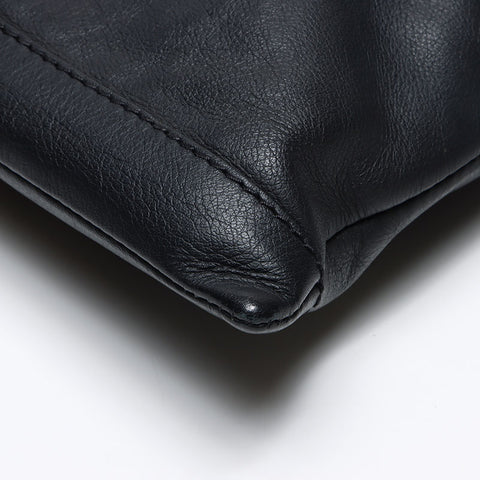 BALENCIAGA Classic Clip M 273022 Leather Clutch bag black WS13516